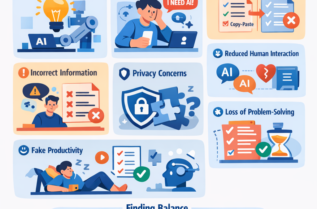 Hidden Disadvantages of Using AI Tools Too Much